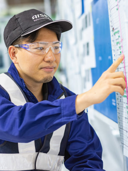 工場工務の仕事風景